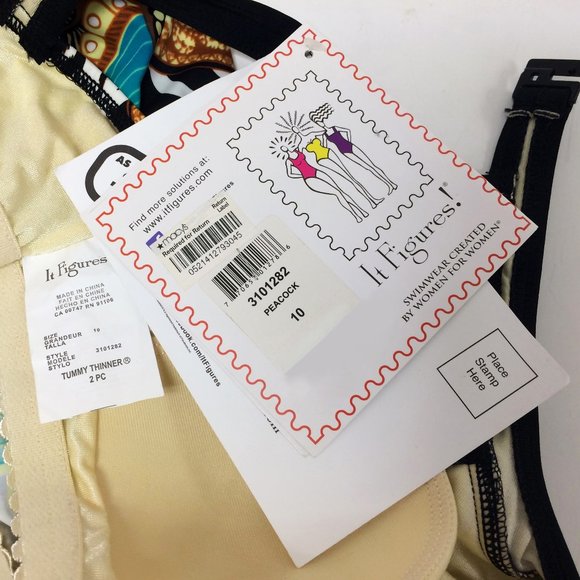 It figures! Peacock Two Piece Tankini - Picture 9 of 10